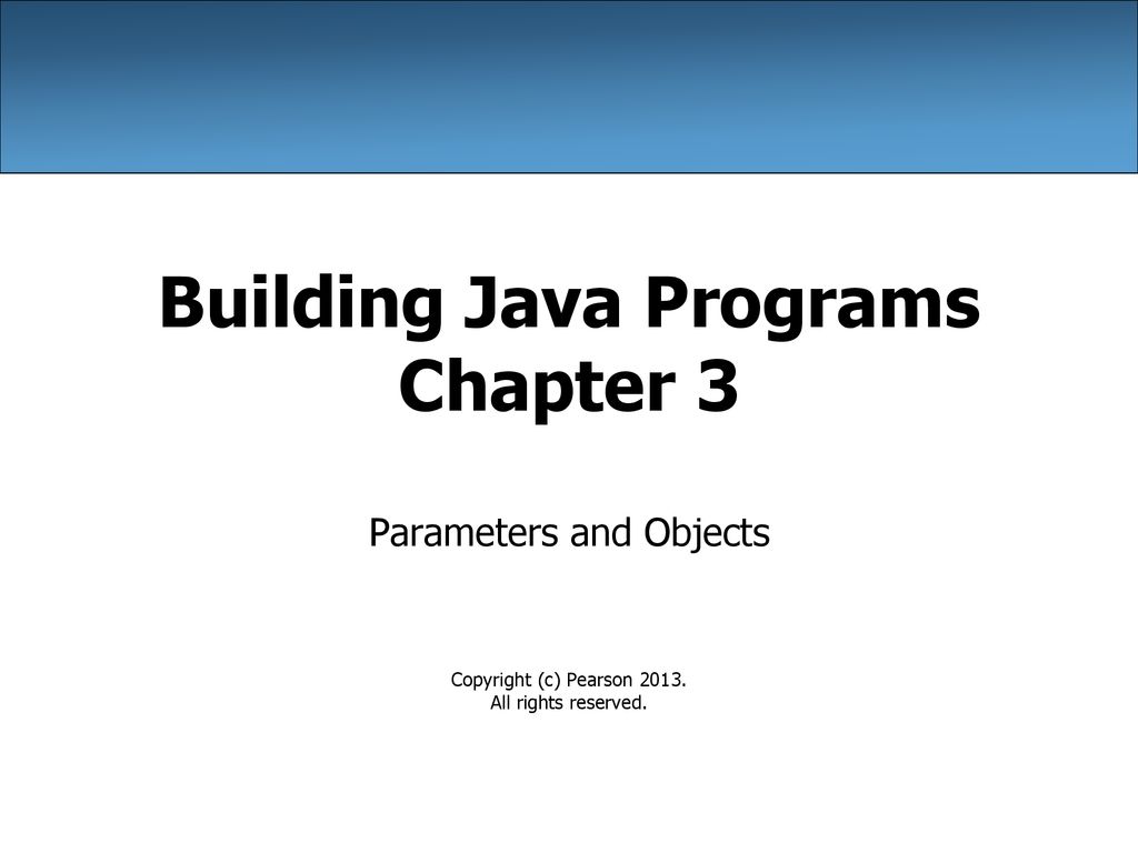 Building Java Programs Chapter 1 - ppt download