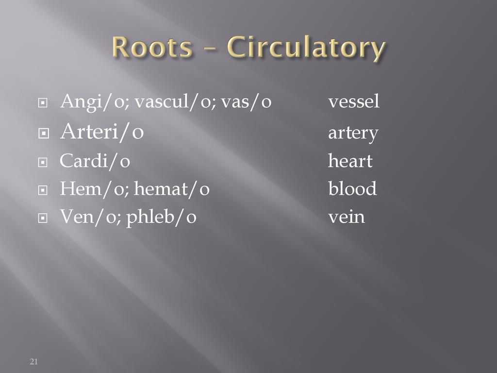 ROOTS OF EACH BODY SYSTEM - ppt download