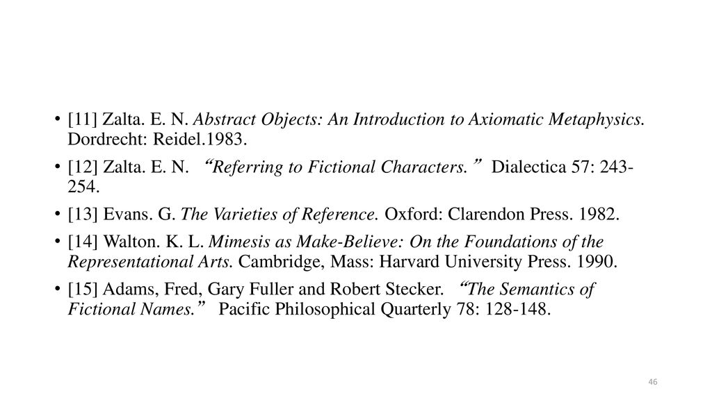 Kripke S Thoughts Of Fictional Names Ppt Download