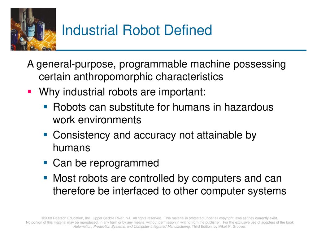 Ch 8 Industrial Robotics - ppt download