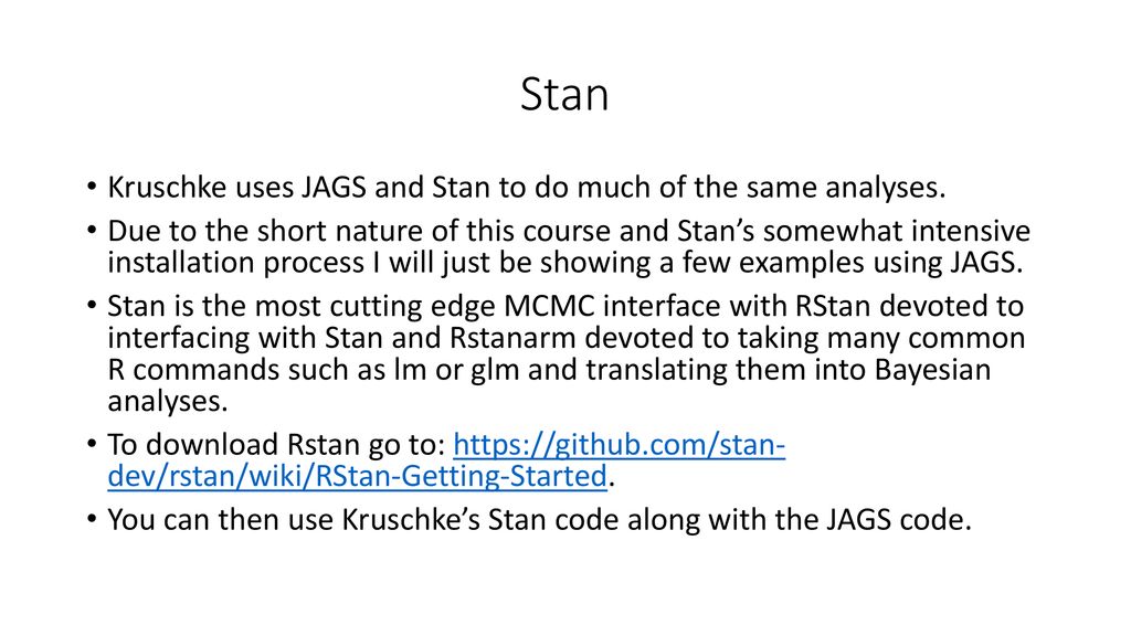 Doing bayesian data analysis with r and jags ppt download
