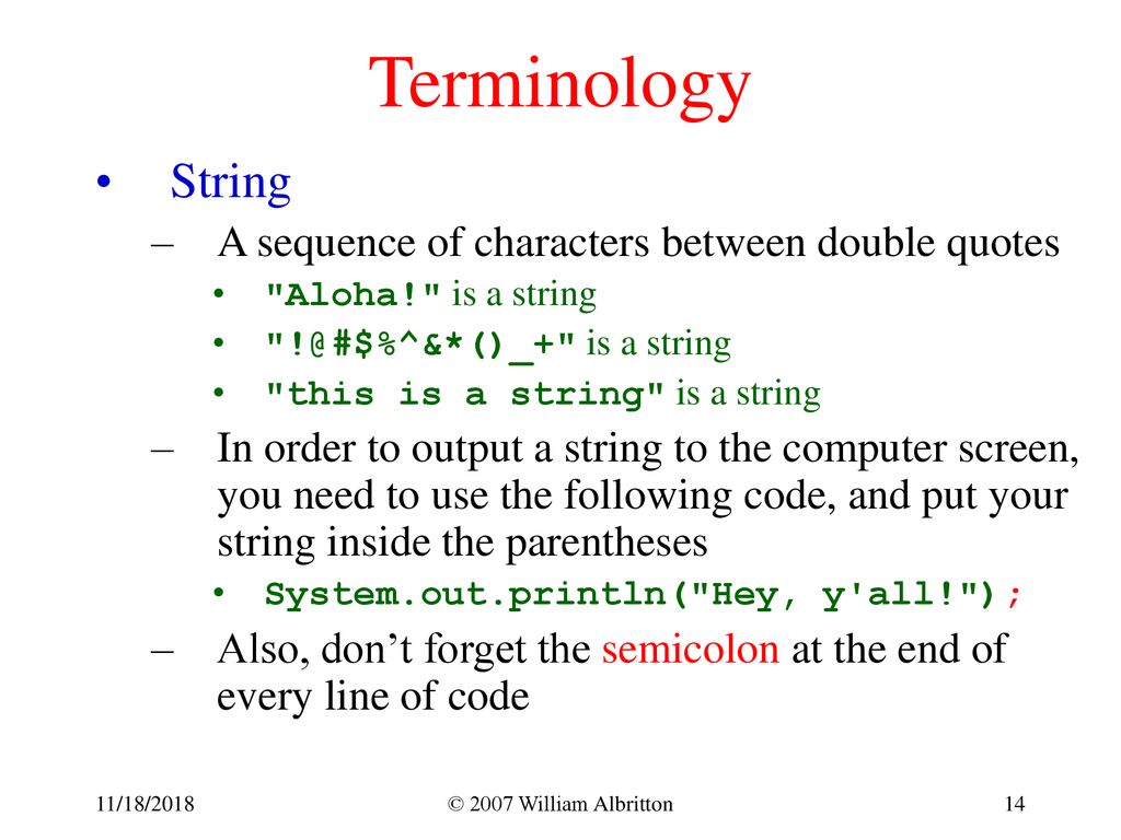 Java Println Double Quotes