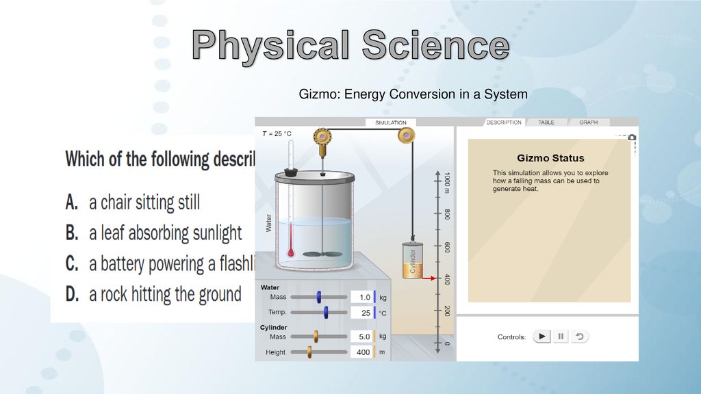 Physical Science Gizmo Conduction And Convection Ppt Download