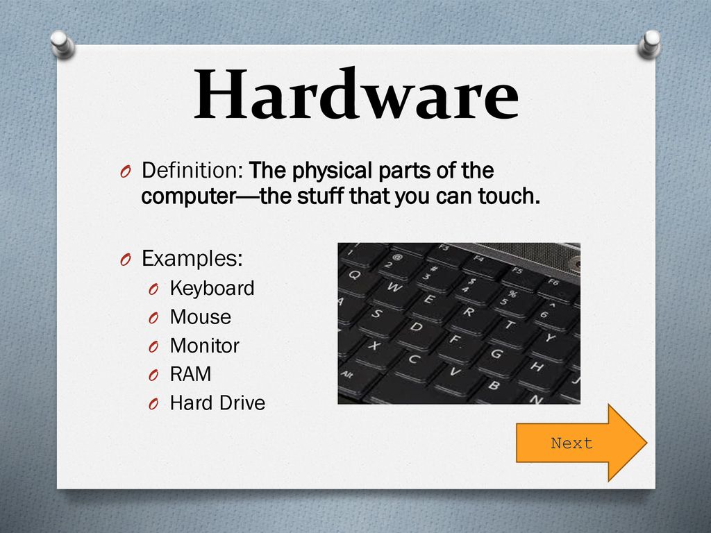 The physical parts of the computer ppt download