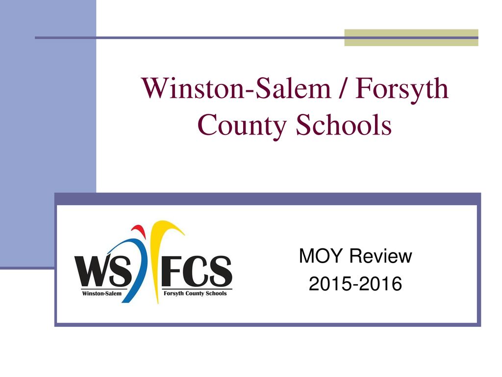 WinstonSalem / Forsyth County Schools ppt download