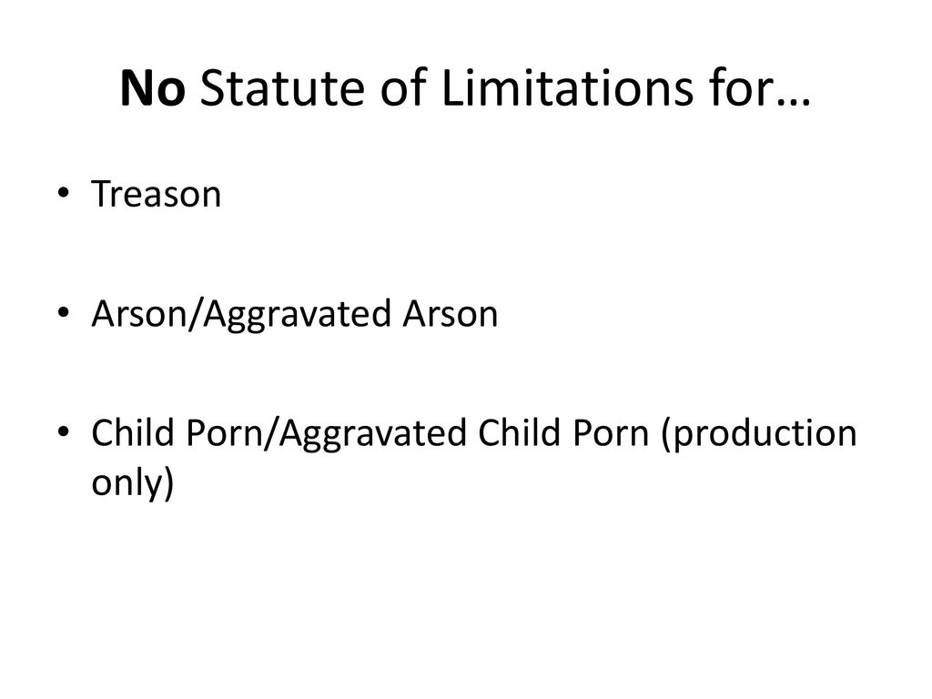 Statute Of Limitations Texas Arson at Viola Jarvis blog