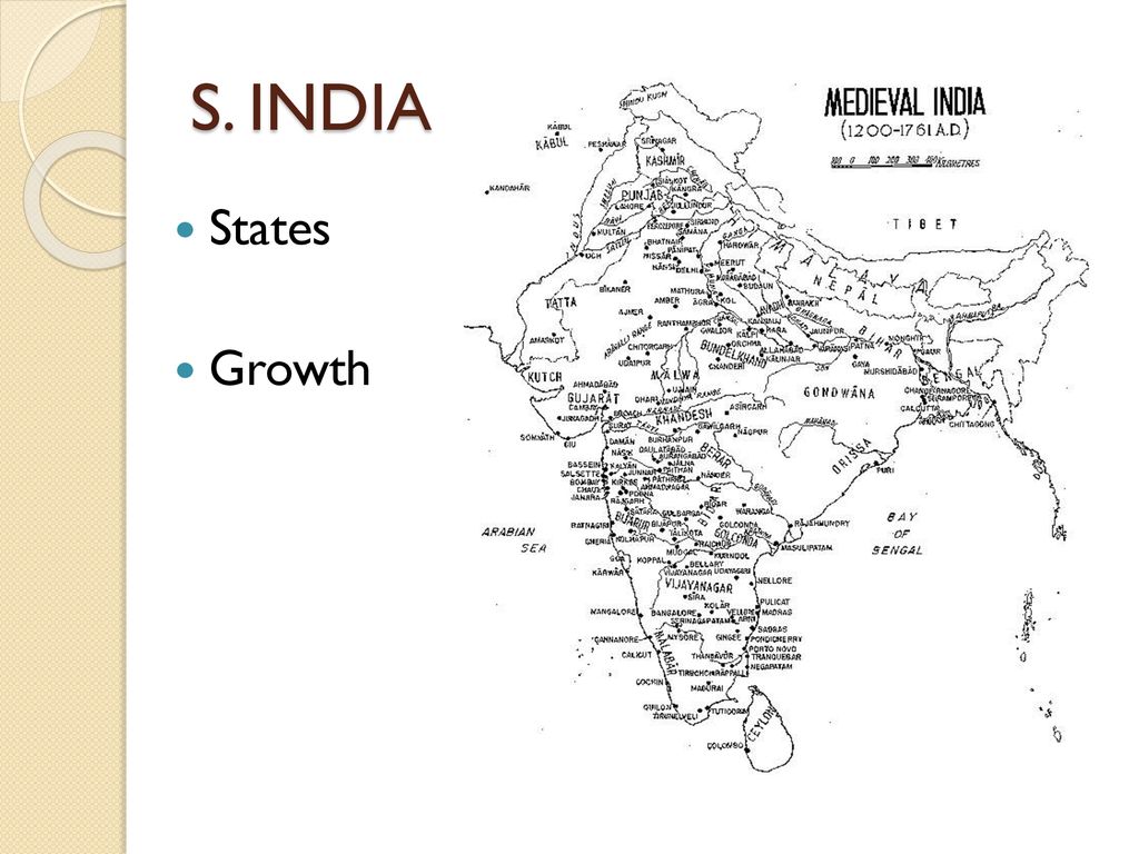 S. INDIA States Growth