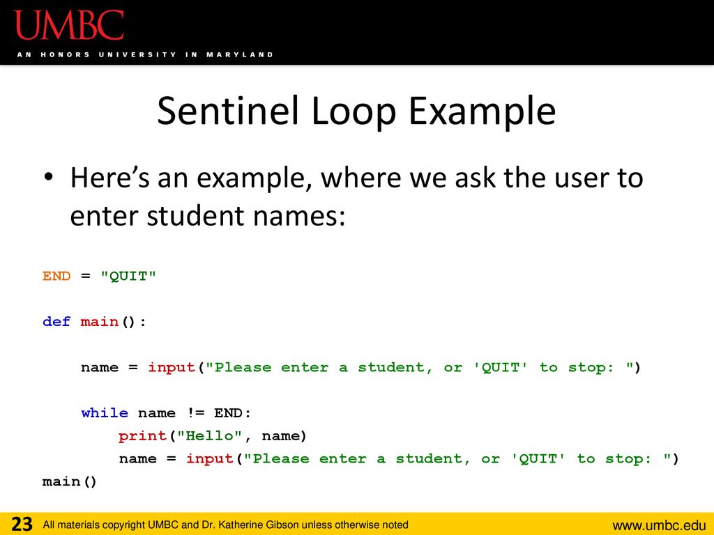 CMSC201 Computer Science I for Majors Lecture 07 – While Loops (cont ...