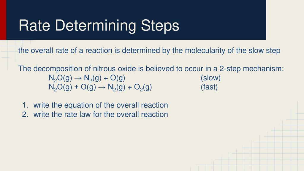 Kinetics Chapter ppt download