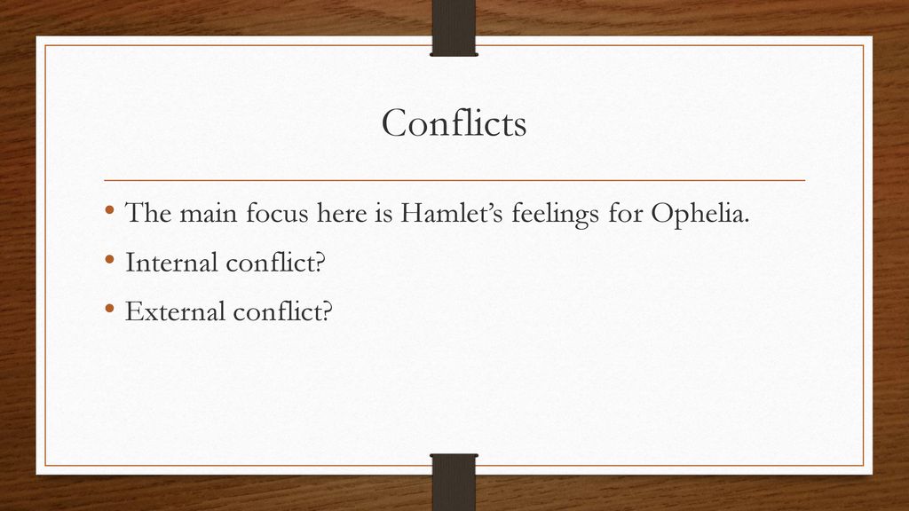 hamlet internal conflict