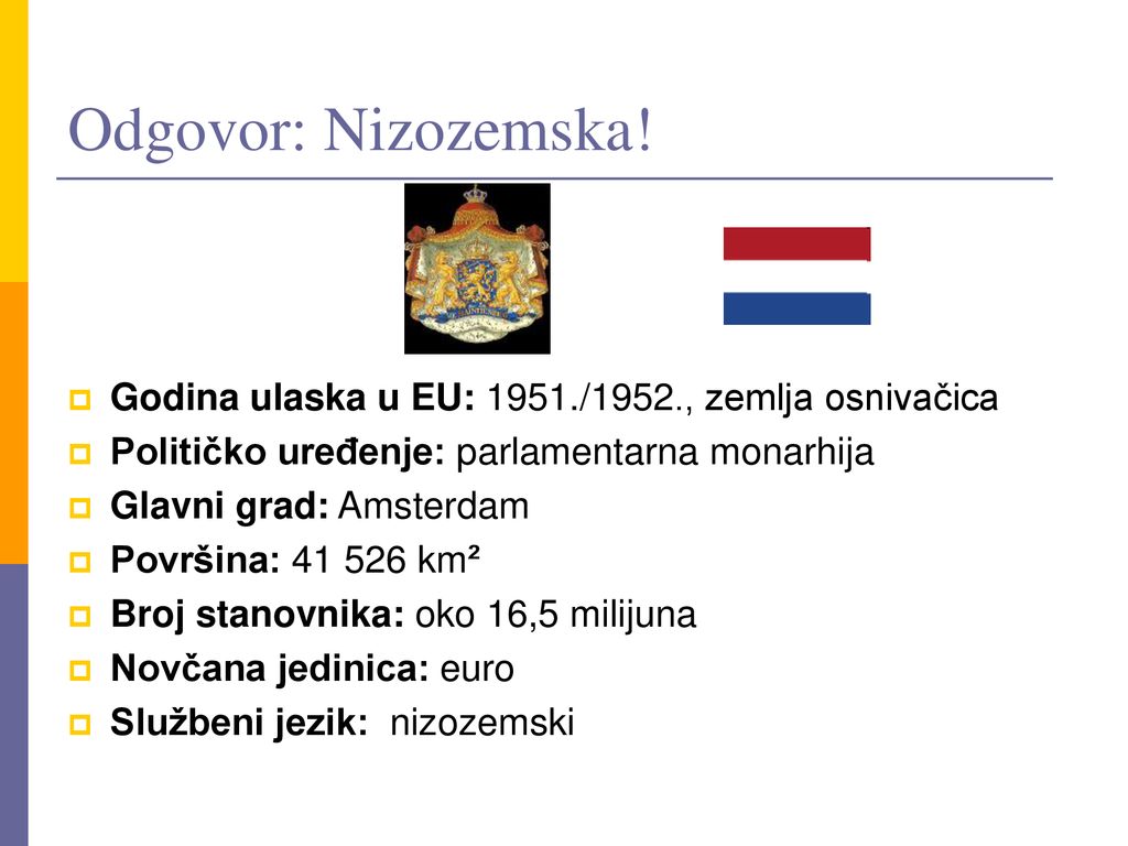 Nizozemska Izradili: K. Blagojević, šk. knjižničarka - ppt download