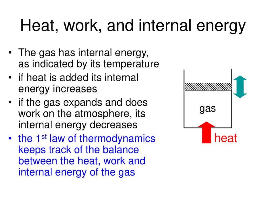 L 20 Thermodynamics [5] Heat, Work, And Internal Energy - Ppt Download