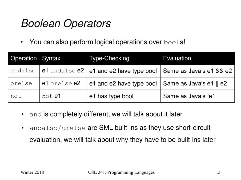 CSE341: Programming Languages Section 1 - ppt download