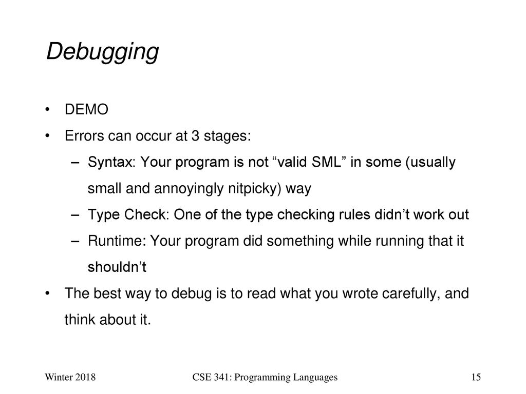 CSE341: Programming Languages Section 1 - ppt download