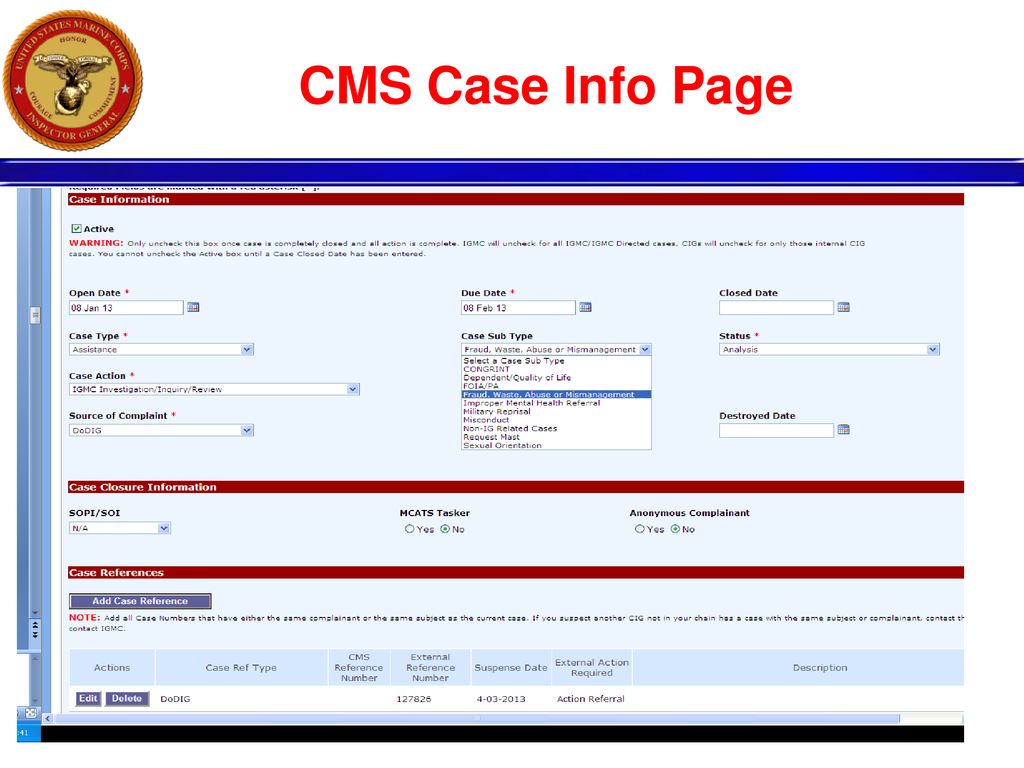 Case management system cms ppt download