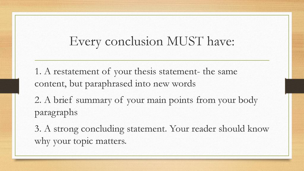Writing Strong Conclusions Ppt Download writing-strong-conclusions-ppt-download