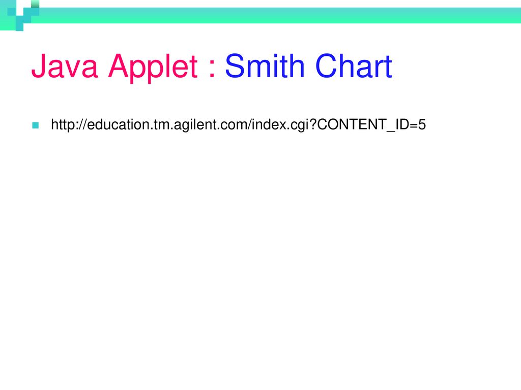 Smith Chart Java