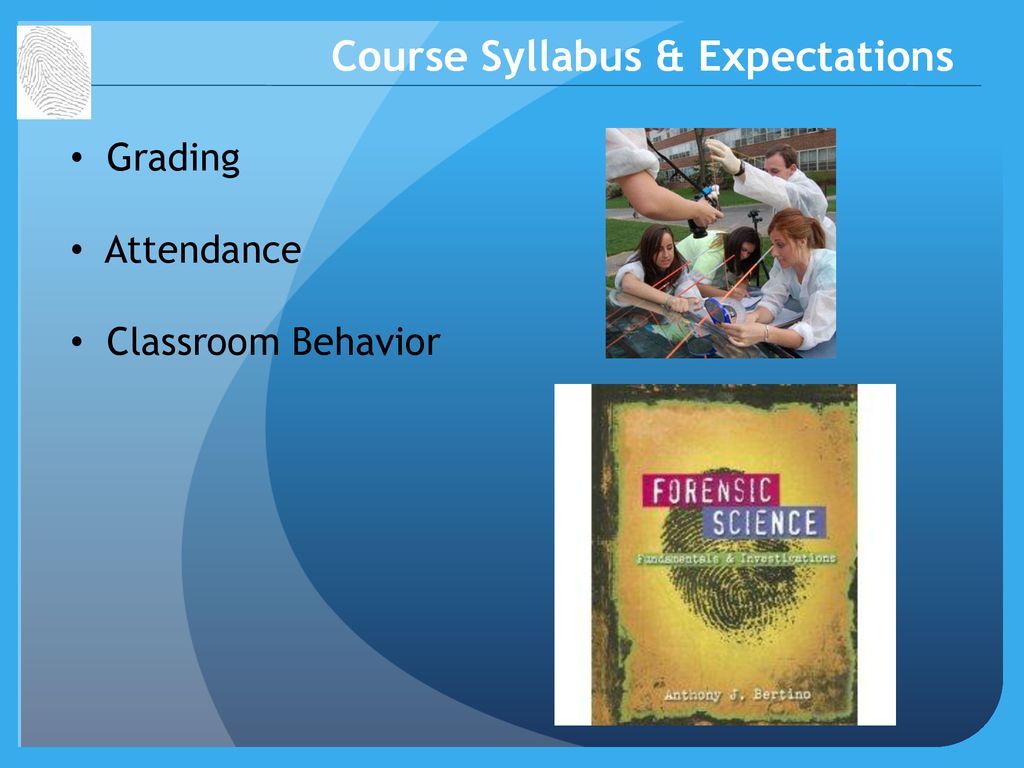 Course Syllabus & Expectations