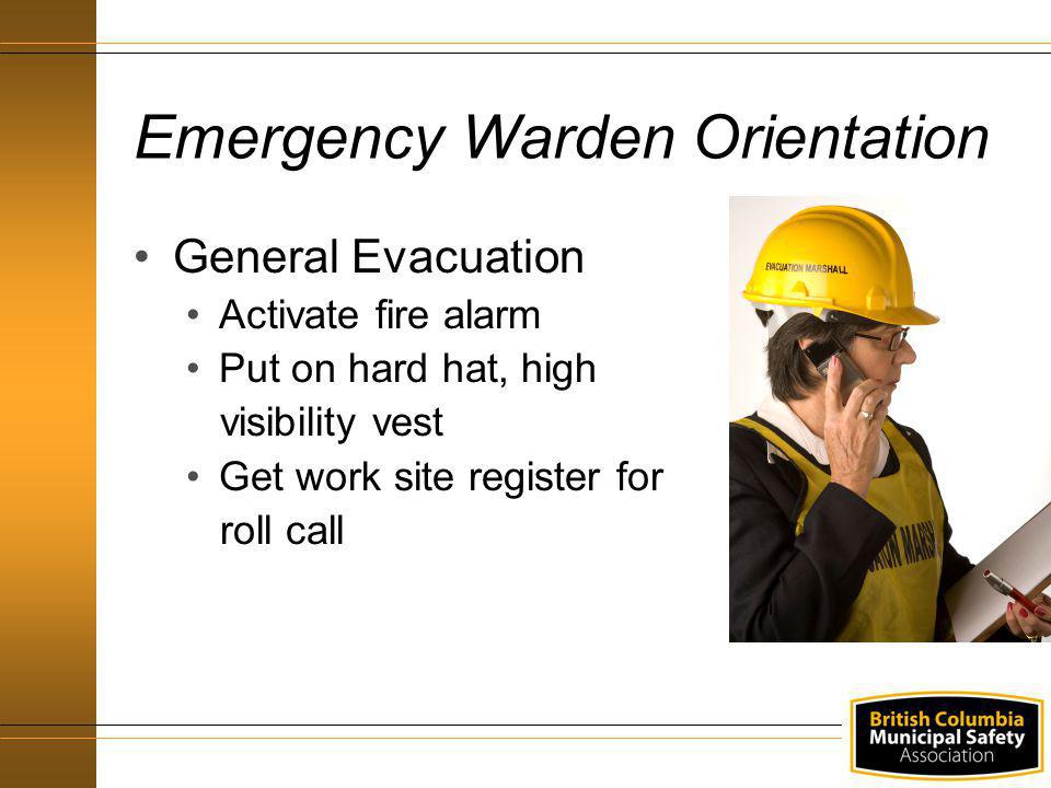 Emergency Warden Orientation