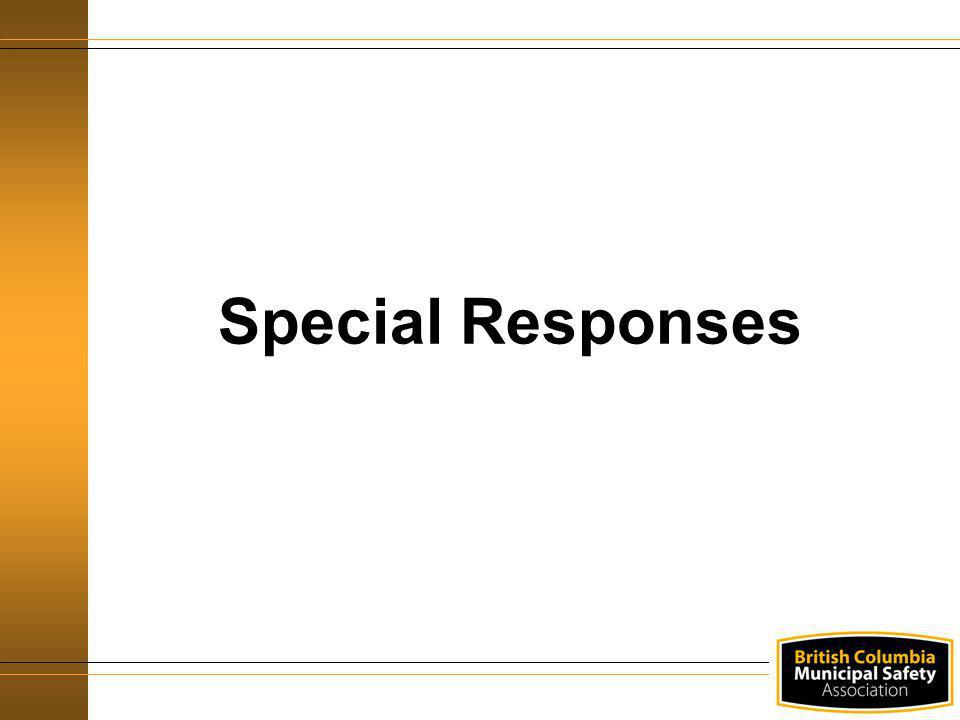Special Responses