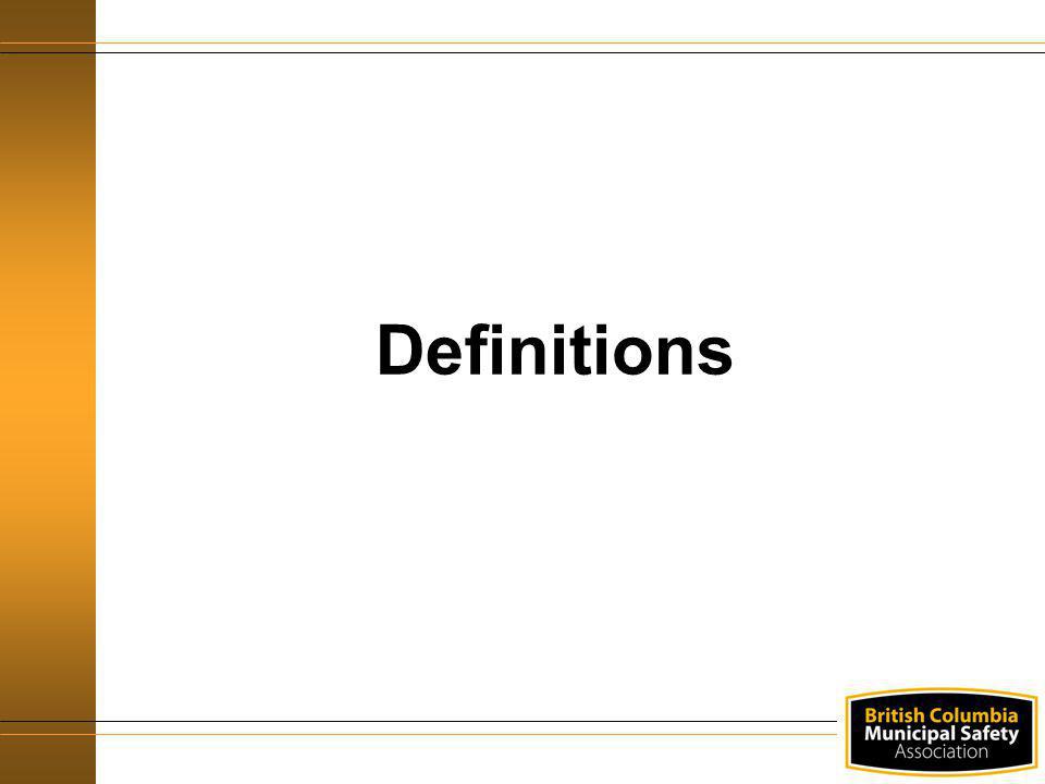 Definitions Display the overhead title and explain the following as you continue to expose the overhead one line at a time: