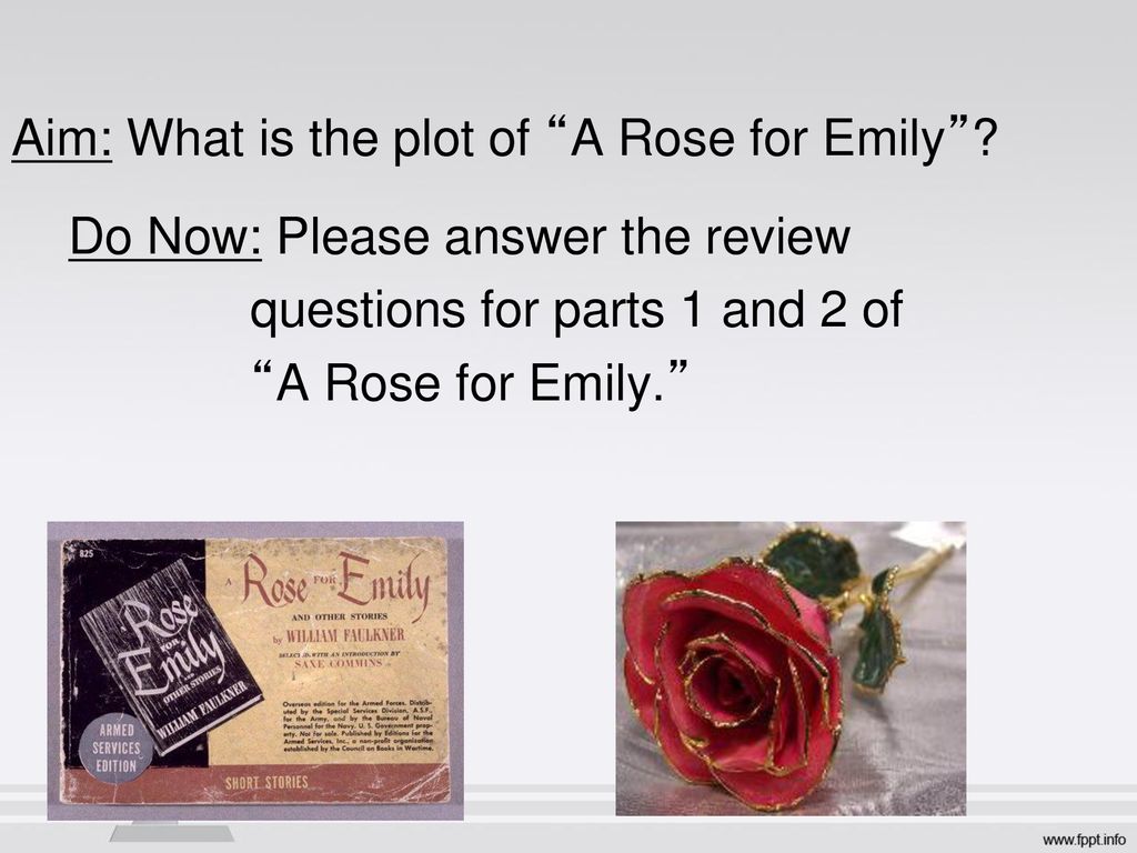 a rose for miss emily summary