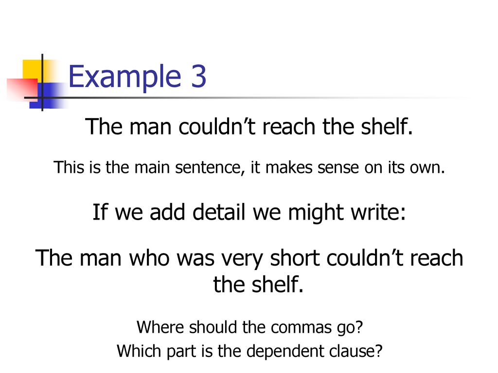 Commas We know that we can use commas for separating items in lists