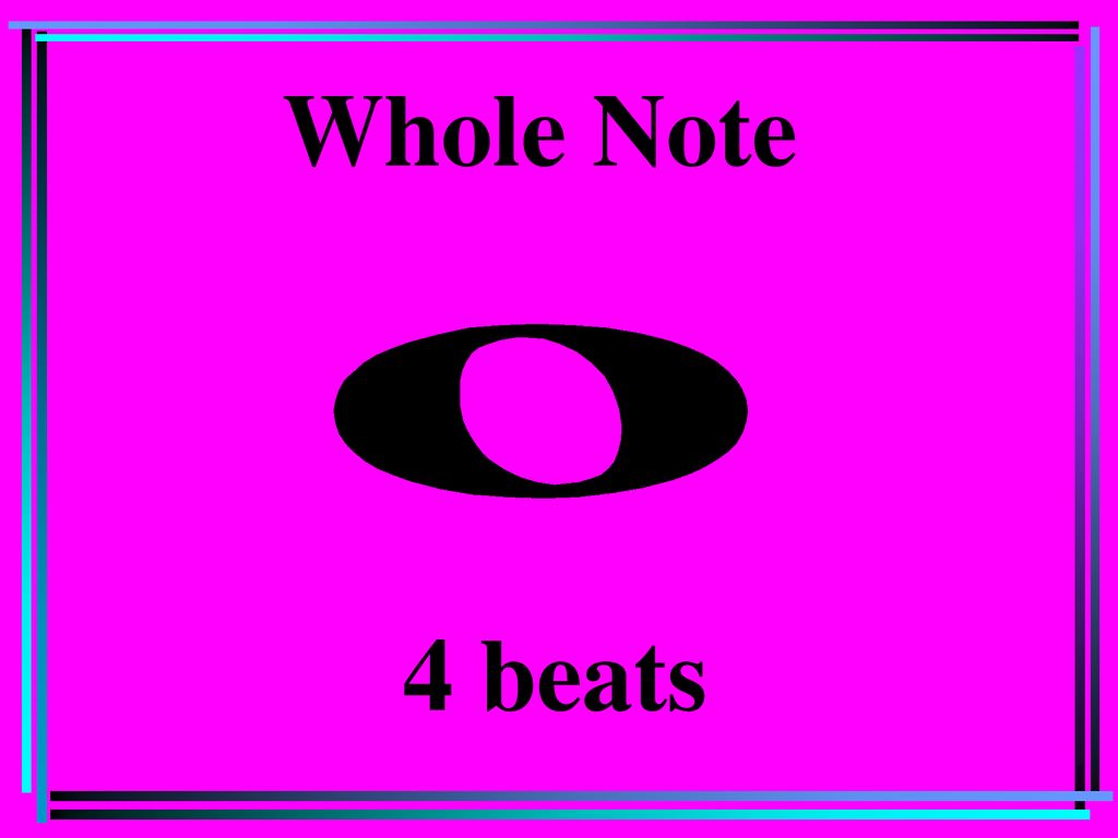 Music Notes And Their Values Ppt Download