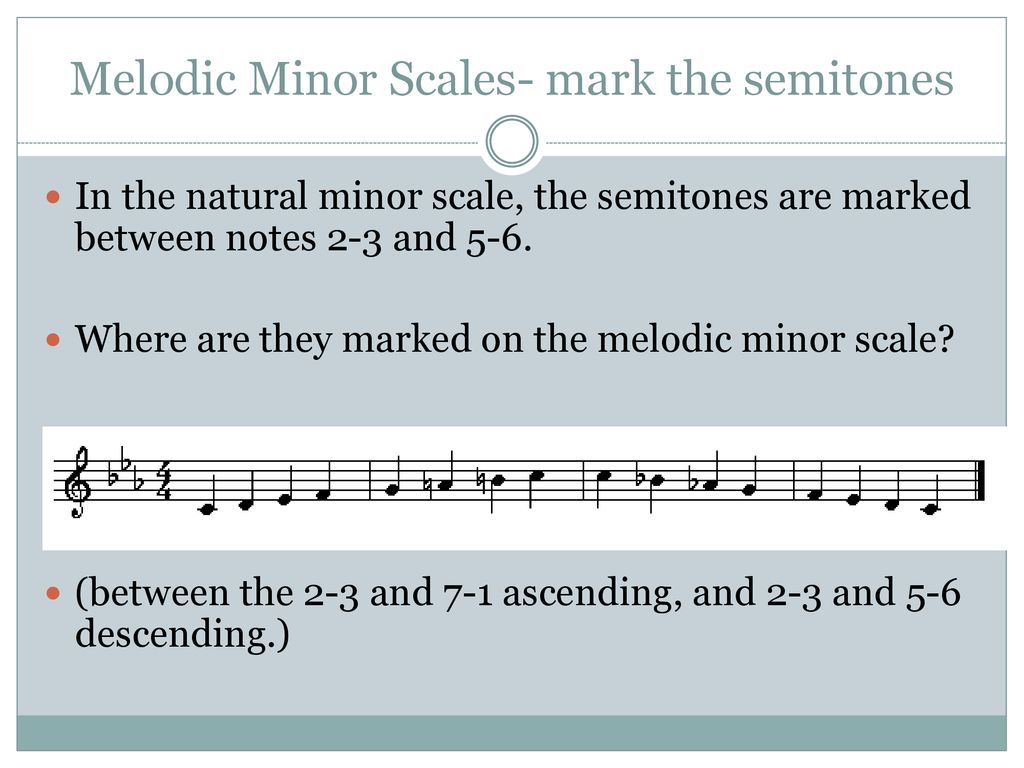 Introduction to Minor Scales - ppt download