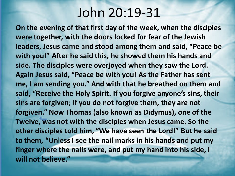 John 20:19-31