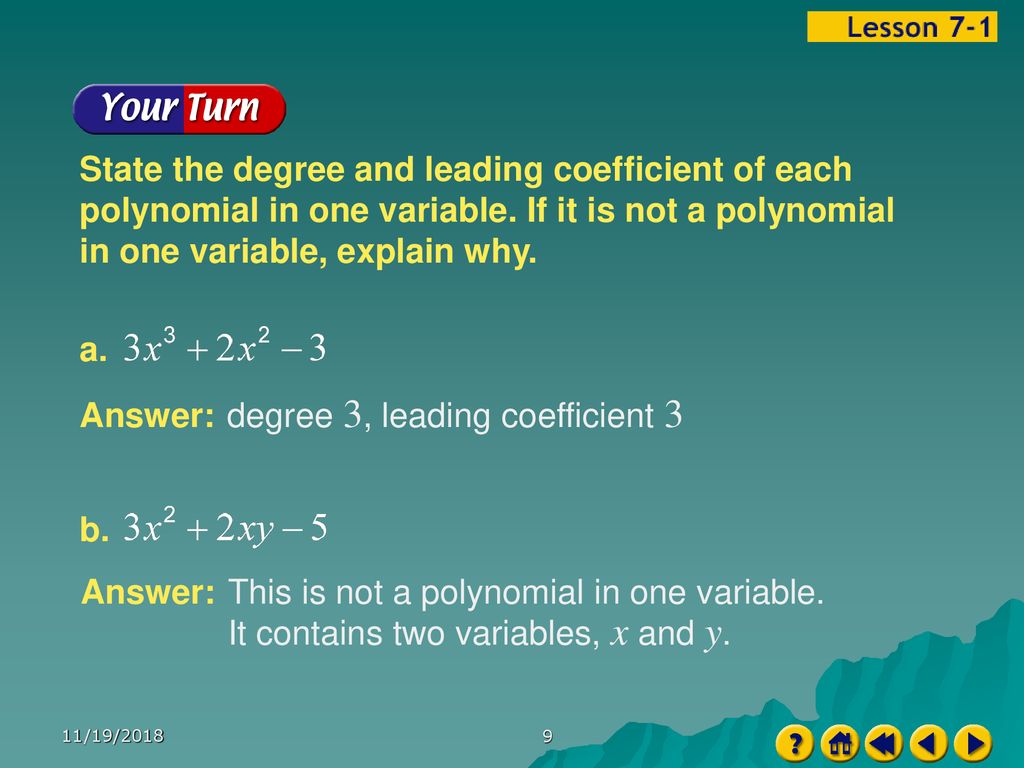 Polynomial Functions And Ppt Download