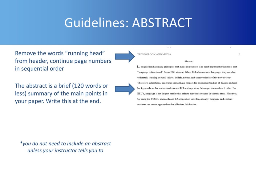 Apa General Format Formatting Your Apa Style Academic Paper Ppt