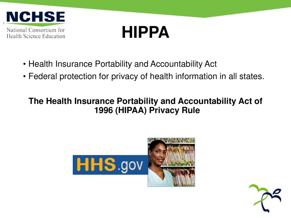 The Health Insurance Portability And Accountability Act Of 1996 Quizlet