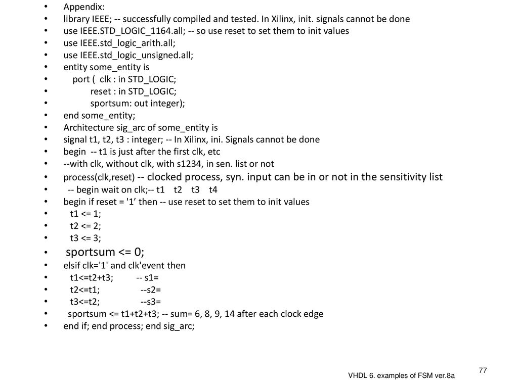 Chapter 6 Examples of Finite State Machines (FSMs) - ppt download