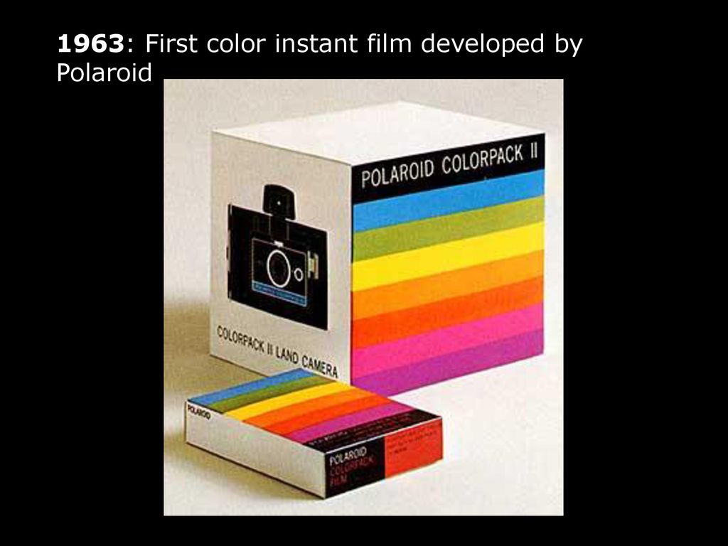 first instant color film 1963