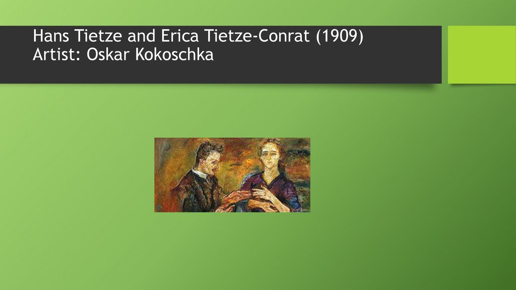 Hans Tietze and Erica Tietze-Conrat (1909) Artist: Oskar Kokoschka