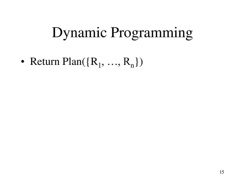 Lecture 26: Query Optimization - ppt download