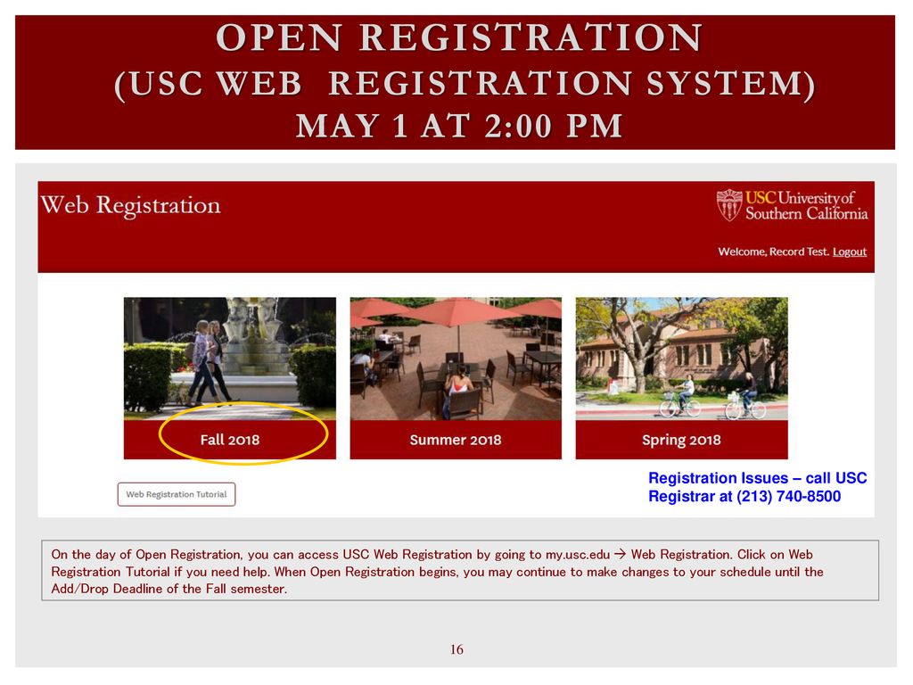 Marshall Registration System (MRS) ppt download