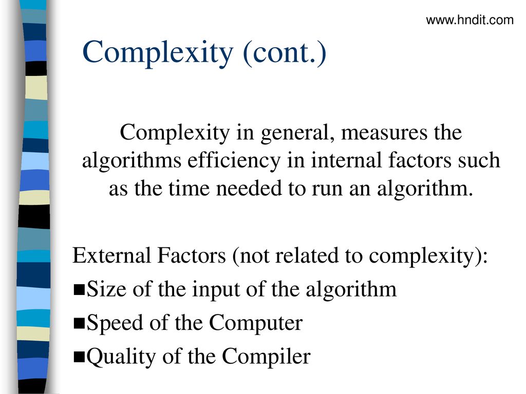 Complexity (cont.)
