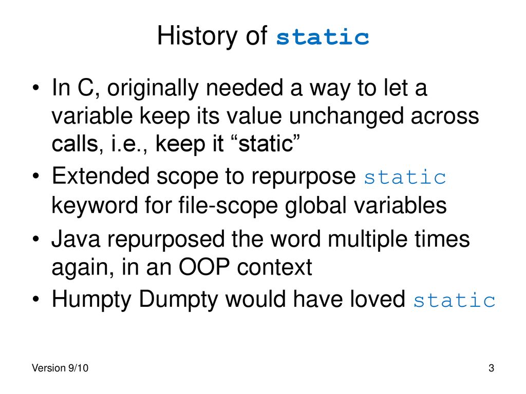 Classes and objects miscellany statics wrappers packages ppt download