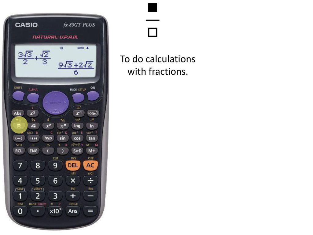Calculator skills. - ppt download