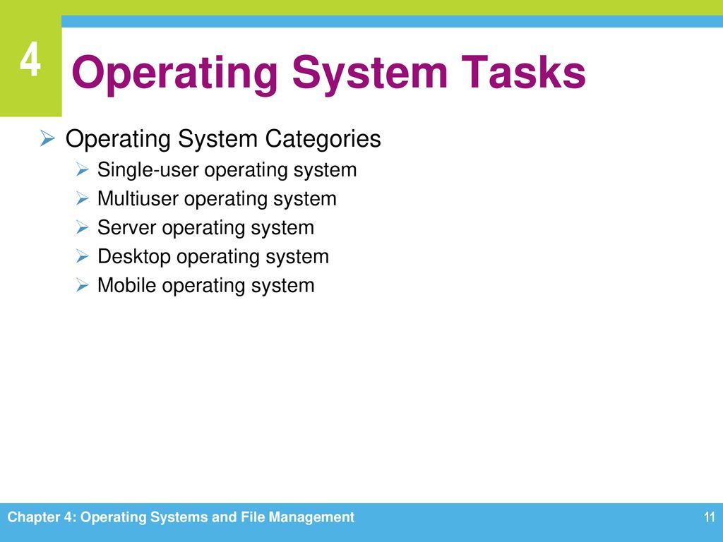 Operating System Tasks