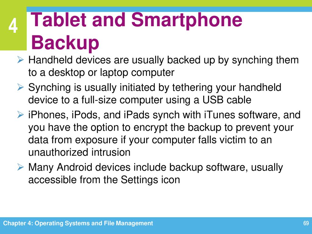 Tablet and Smartphone Backup
