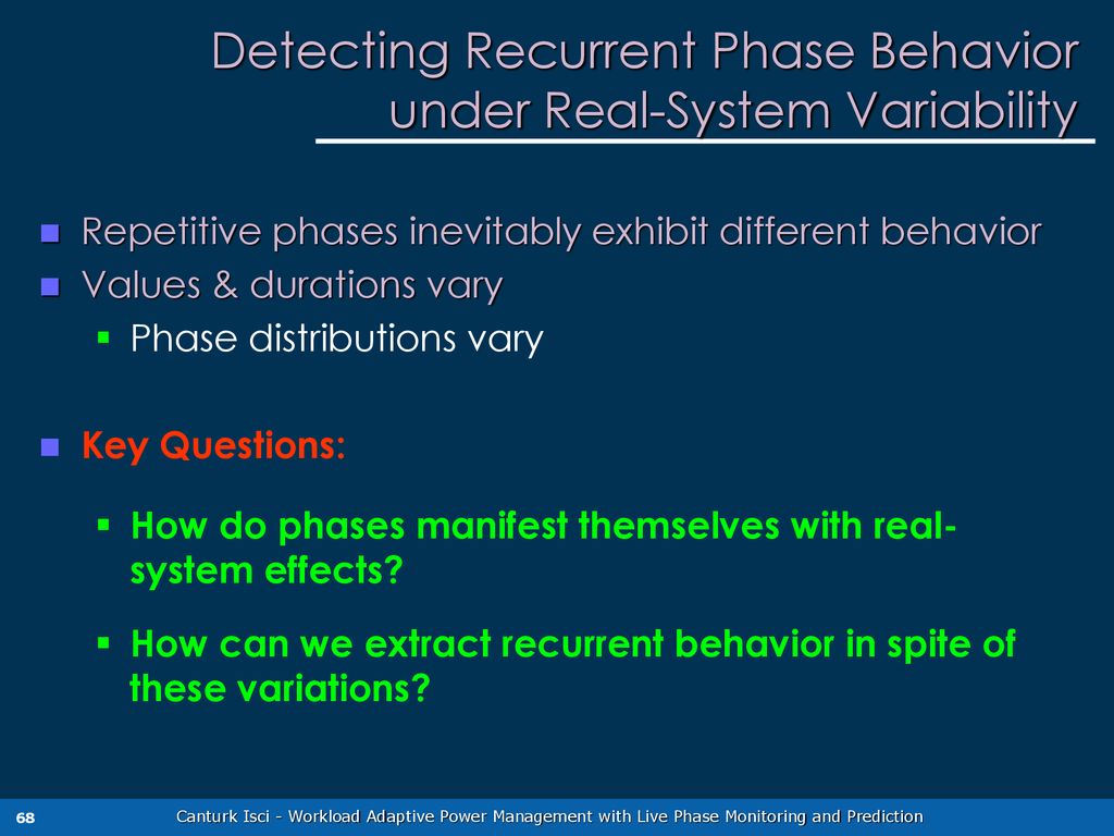 Detecting Recurrent Phase Behavior under Real-System Variability