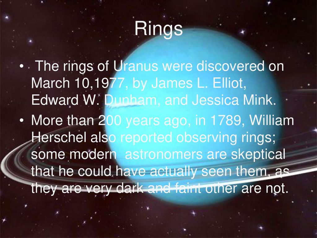 Uranus This is a picture of Uranus and Uranus rings. Jahcir Styles. - ppt download