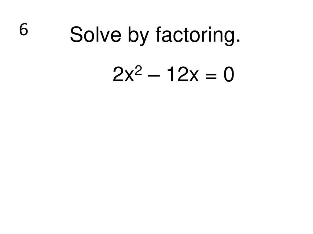 Solving Quadratics Bingo Ppt Download