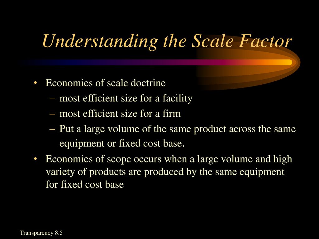 Understanding the Scale Factor