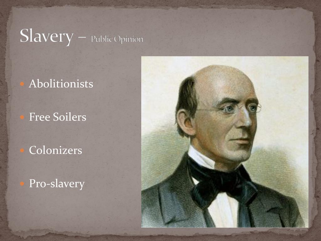 Slavery – Public Opinion