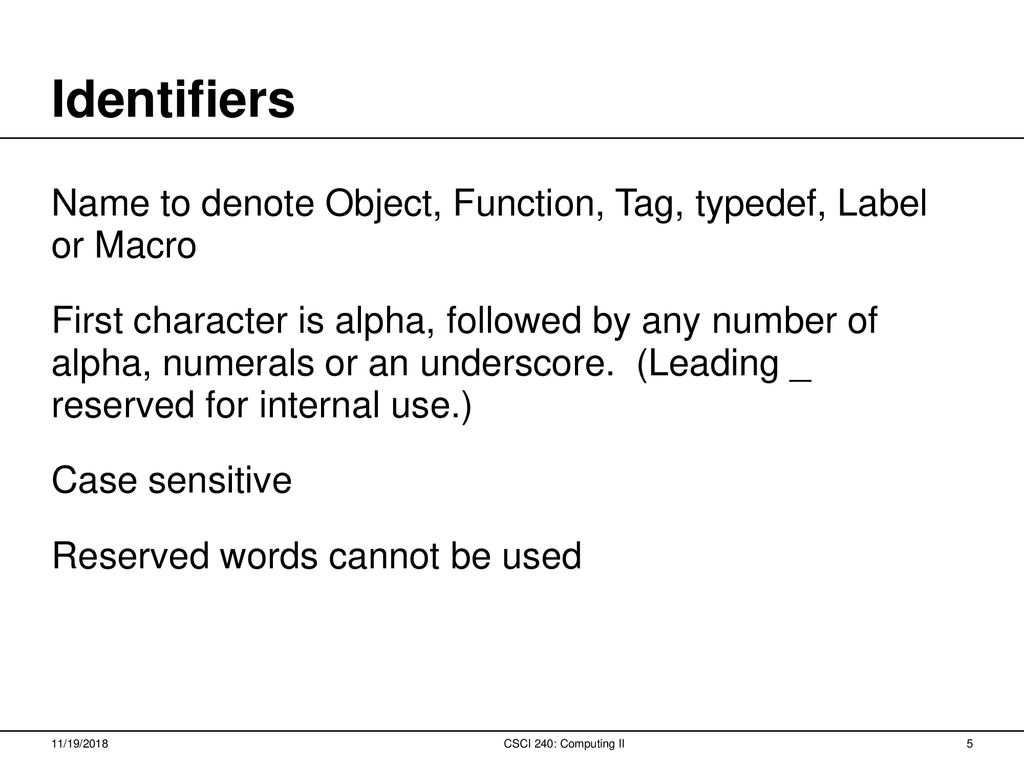 Advanced programming basics ppt download