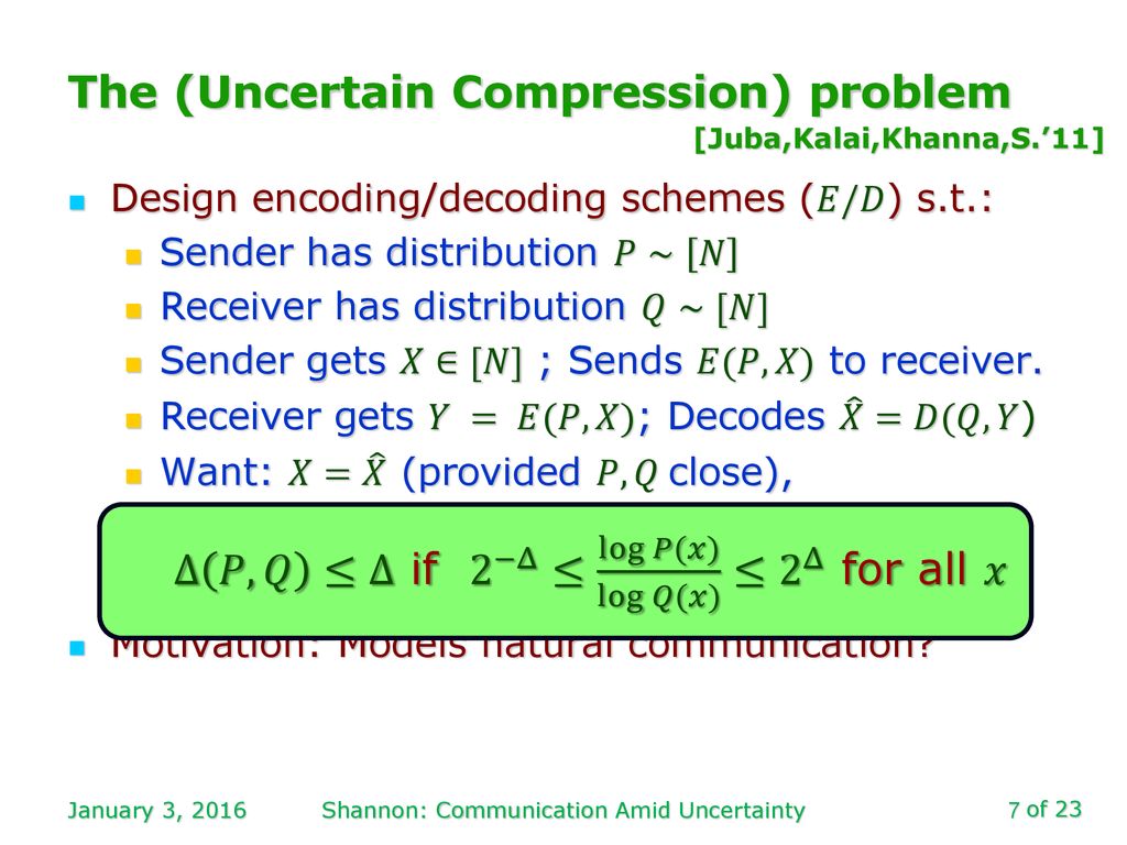 Communication Amid Uncertainty Ppt Download